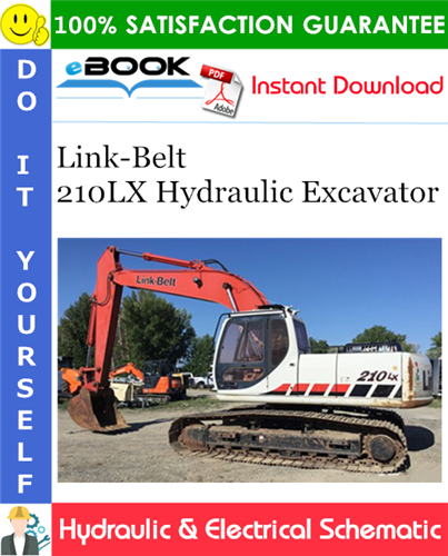 Link-Belt 210LX Hydraulic Excavator Hydraulic & Electrical Schematic
