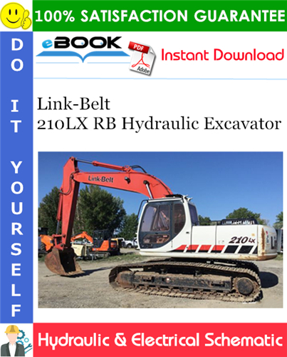 Link-Belt 210LX RB Hydraulic Excavator Hydraulic & Electrical Schematic