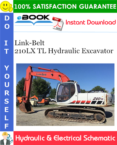 Link-Belt 210LX TL Hydraulic Excavator Hydraulic & Electrical Schematic
