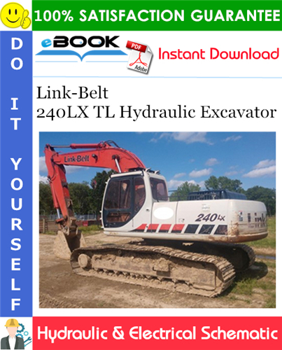 Link-Belt 240LX TL Hydraulic Excavator Hydraulic & Electrical Schematic