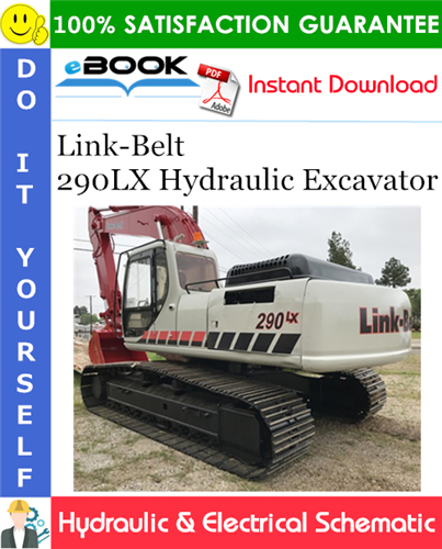 Link-Belt 290LX Hydraulic Excavator Hydraulic & Electrical Schematic
