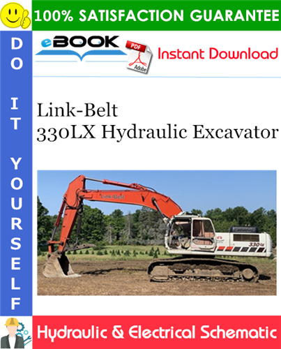Link-Belt 330LX Hydraulic Excavator Hydraulic & Electrical Schematic