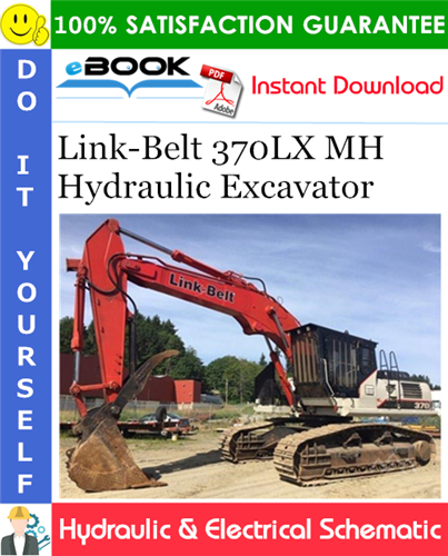 Link-Belt 370LX MH Hydraulic Excavator Hydraulic & Electrical Schematic