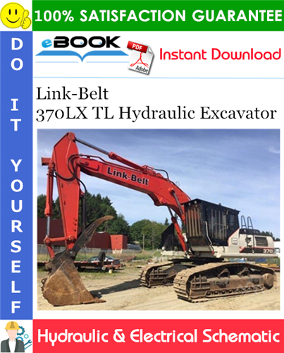 Link-Belt 370LX TL Hydraulic Excavator Hydraulic & Electrical Schematic