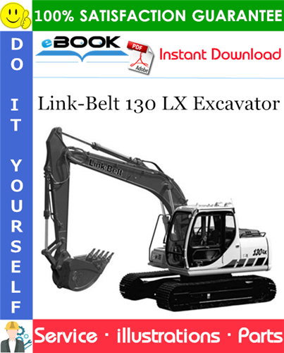 Link-Belt 130 LX Excavator Parts Manual