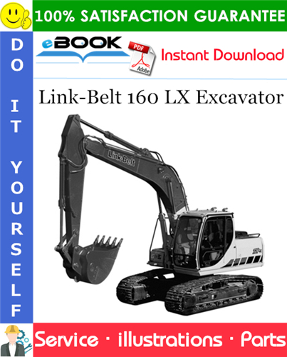 Link-Belt 160 LX Excavator Parts Manual