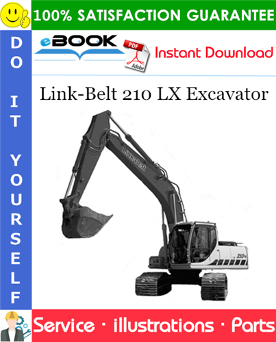Link-Belt 210 LX Excavator Parts Manual