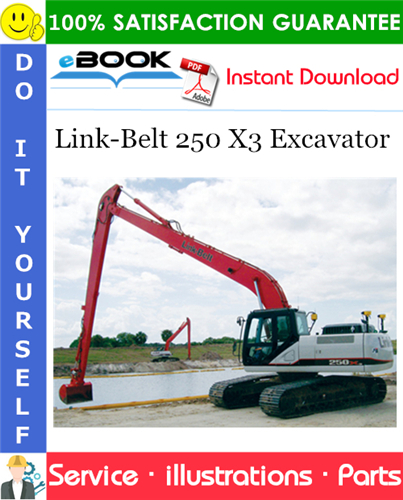 Link-Belt 250 X3 Excavator Parts Manual