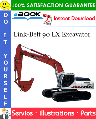 Link-Belt 90 LX Excavator Parts Manual