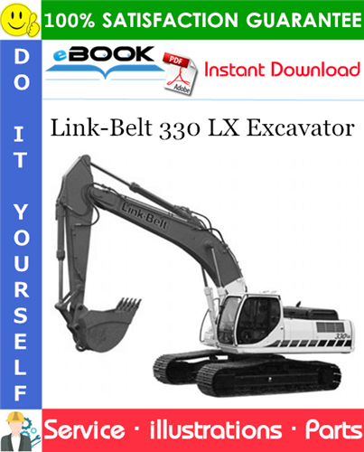 Link-Belt 330 LX Excavator Parts Manual