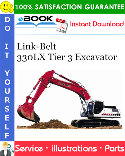 Link-Belt 330LX Tier 3 Excavator Parts Manual