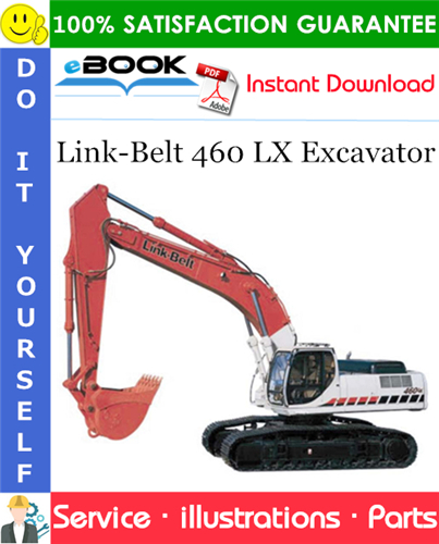 Link-Belt 460 LX Excavator Parts Manual