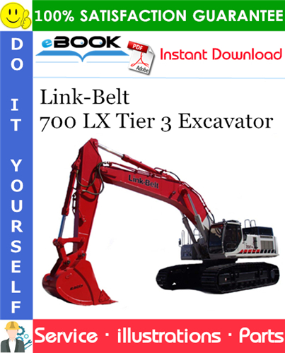 Link-Belt 700 LX Tier 3 Excavator Parts Manual