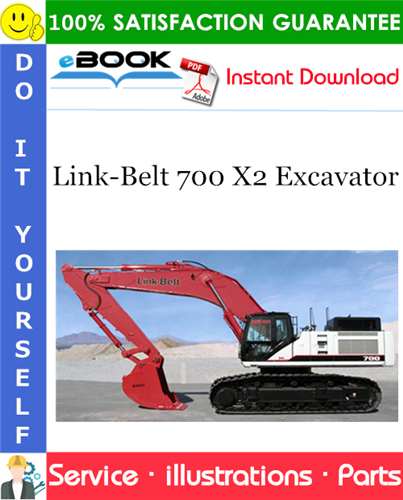 Link-Belt 700 X2 Excavator Parts Manual
