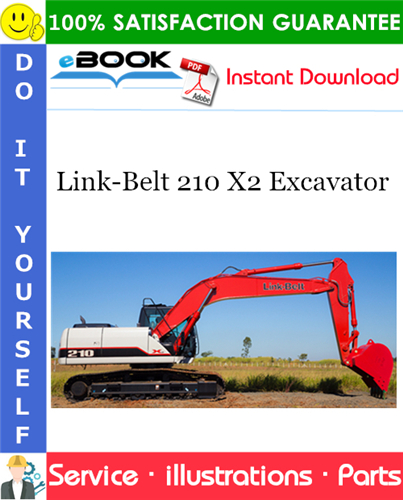 Link-Belt 210 X2 Excavator Parts Manual