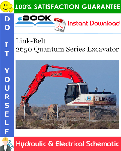 Link-Belt 2650 Quantum Series Excavator Hydraulic & Electrical Schematic
