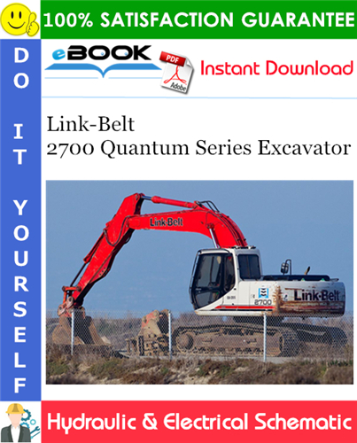 Link-Belt 2700 Quantum Series Excavator Hydraulic & Electrical Schematic