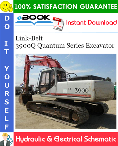 Link-Belt 3900Q Quantum Series Excavator Hydraulic & Electrical Schematic