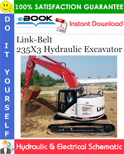 Link-Belt 235X3 Hydraulic Excavator Hydraulic & Electrical Schematic