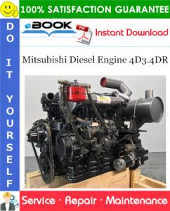 Mitsubishi Diesel Engine 4D3.4DR Service Repair Manual (For Industrial Use)