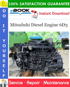 Mitsubshi Diesel Engine 6D3 Service Repair Manual (For industrial use)