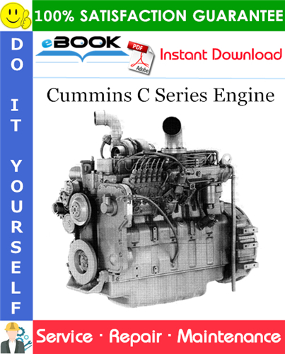 Cummins C Series Engine Service Repair Manual