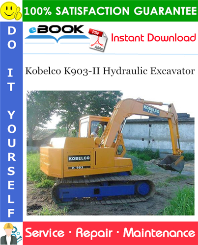 Kobelco K903-II Hydraulic Excavator Service Repair Manual