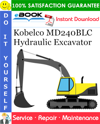 Kobelco MD240BLC Hydraulic Excavator Service Repair Manual