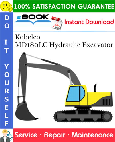 Kobelco MD180LC Hydraulic Excavator Service Repair Manual