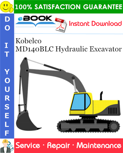 Kobelco MD140BLC Hydraulic Excavator Service Repair Manual