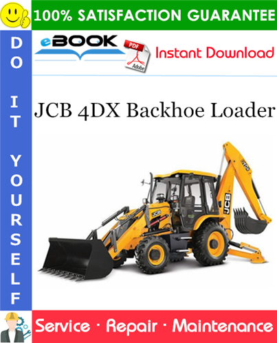 JCB 4DX Backhoe Loader Service Repair Manual