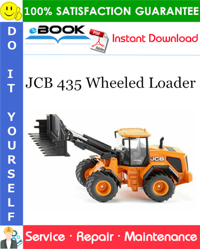 JCB 435 Wheeled Loader Service Repair Manual