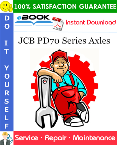 JCB PD70 Series Axles Service Repair Manual