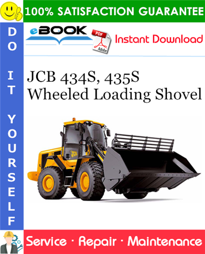 JCB 434S, 435S Wheeled Loading Shovel Service Repair Manual