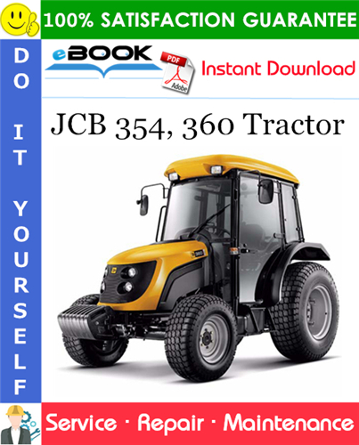 JCB 354, 360 Tractor Service Repair Manual