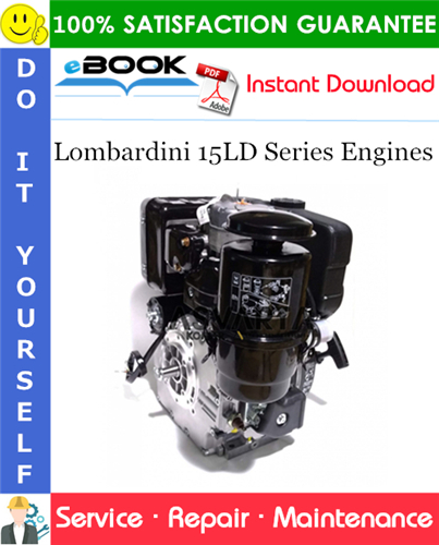 Lombardini 15LD Series Engines Service Repair Manual