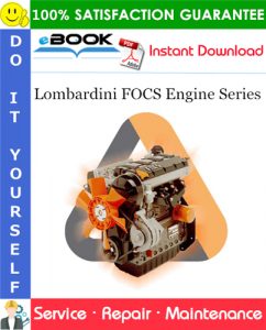 Lombardini FOCS Engine Series Service Repair Manual