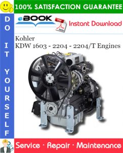 Kohler KDW 1603 - 2204 - 2204/T Engines Service Repair Manual