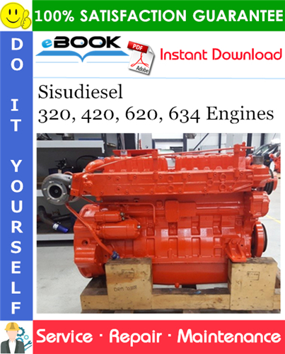 Sisudiesel 320, 420, 620, 634 Engines Service Repair Manual