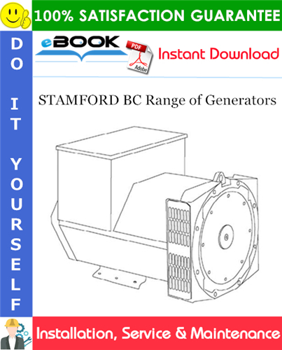 STAMFORD BC Range of Generators Installation, Service & Maintenance Manual