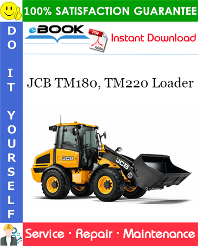 JCB TM180, TM220 Loader Service Repair Manual