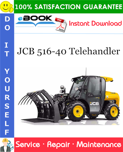 JCB 516-40 Telehandler Service Repair Manual