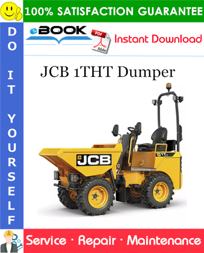 JCB 1THT Dumper Service Repair Manual