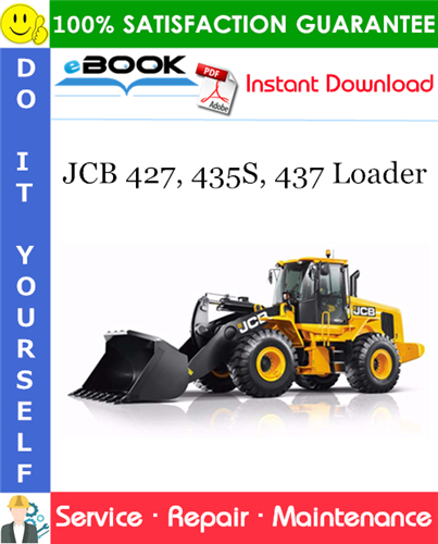 JCB 427, 435S, 437 Loader Service Repair Manual