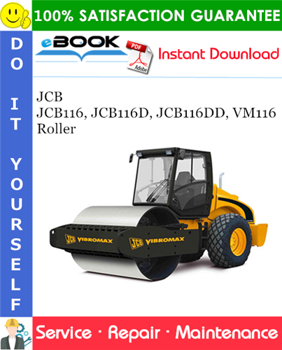 JCB JCB116, JCB116D, JCB116DD, VM116 Roller Service Repair Manual