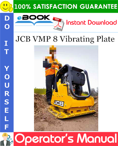 JCB VMP 8 Vibrating Plate Operator's Manual