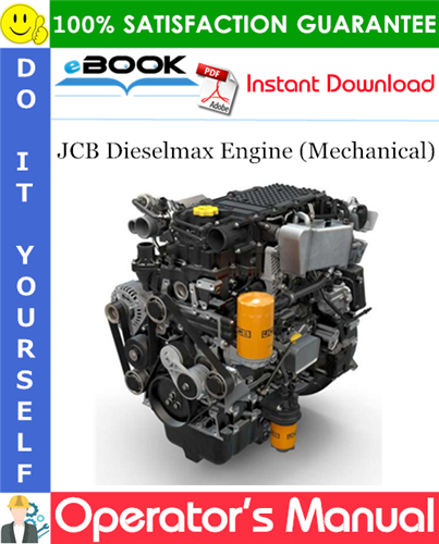 JCB Dieselmax Engine (Mechanical) Operator's Manual