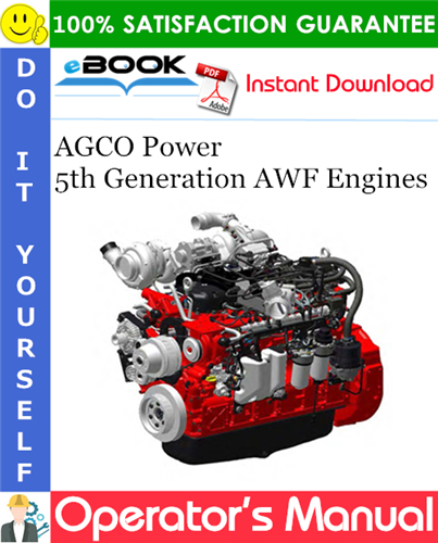 AGCO Power 5th Generation AWF Engines Operator's Manual