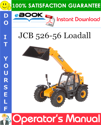 JCB 526-56 Loadall Operator's Manual