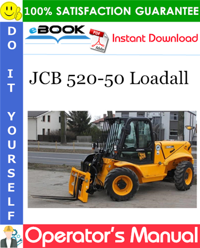 JCB 520-50 Loadall Operator's Manual